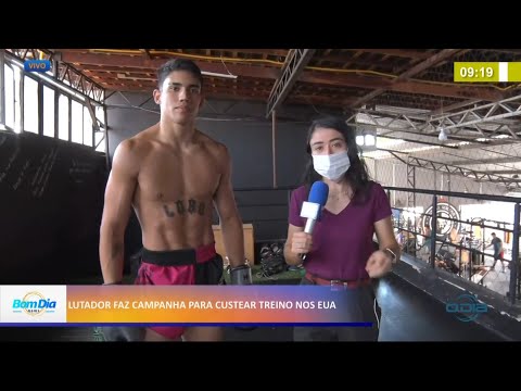 Lutador faz campanha para custear treino nos EUA 12 05 2021