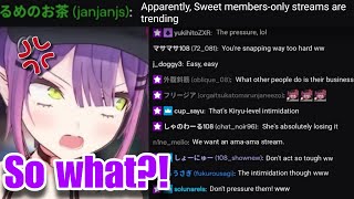 Towa Pressures Chat After They Bring Up Sweet Members-Only Stream [Hololive]