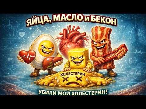 Холестерин: тебя обманывали годами! Яйца и масло ни при чём!