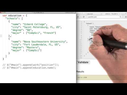 Validating JSON JavaScript Basics