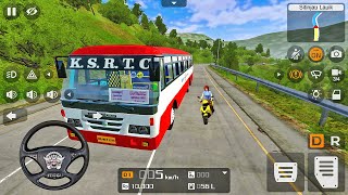 Eicher KSRTC Bus Driving - Bus Simulator Indonesia