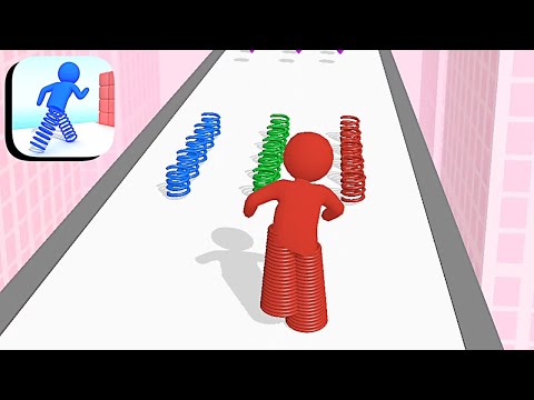 Spring Leg Runner ​- All Levels Gameplay Android,ios (Part 1)