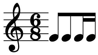 Sight Rhythm: Eighth-Eighth-2 Sixteenths (Quaver-Quaver-2 Semiquavers) in 6/8 Time Signature