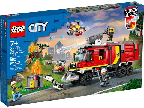 Lego City 60374 Fire Command Truck