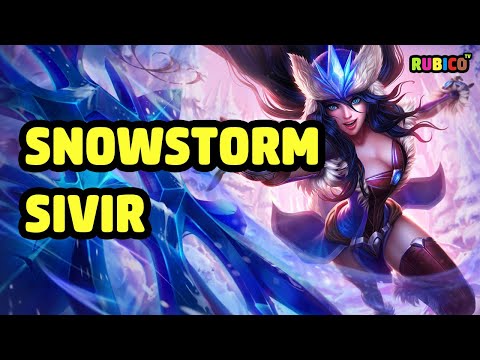 SNOWSTORM SIVIR SKIN SPOTLIGHT - LEAGUE OF LEGENDS