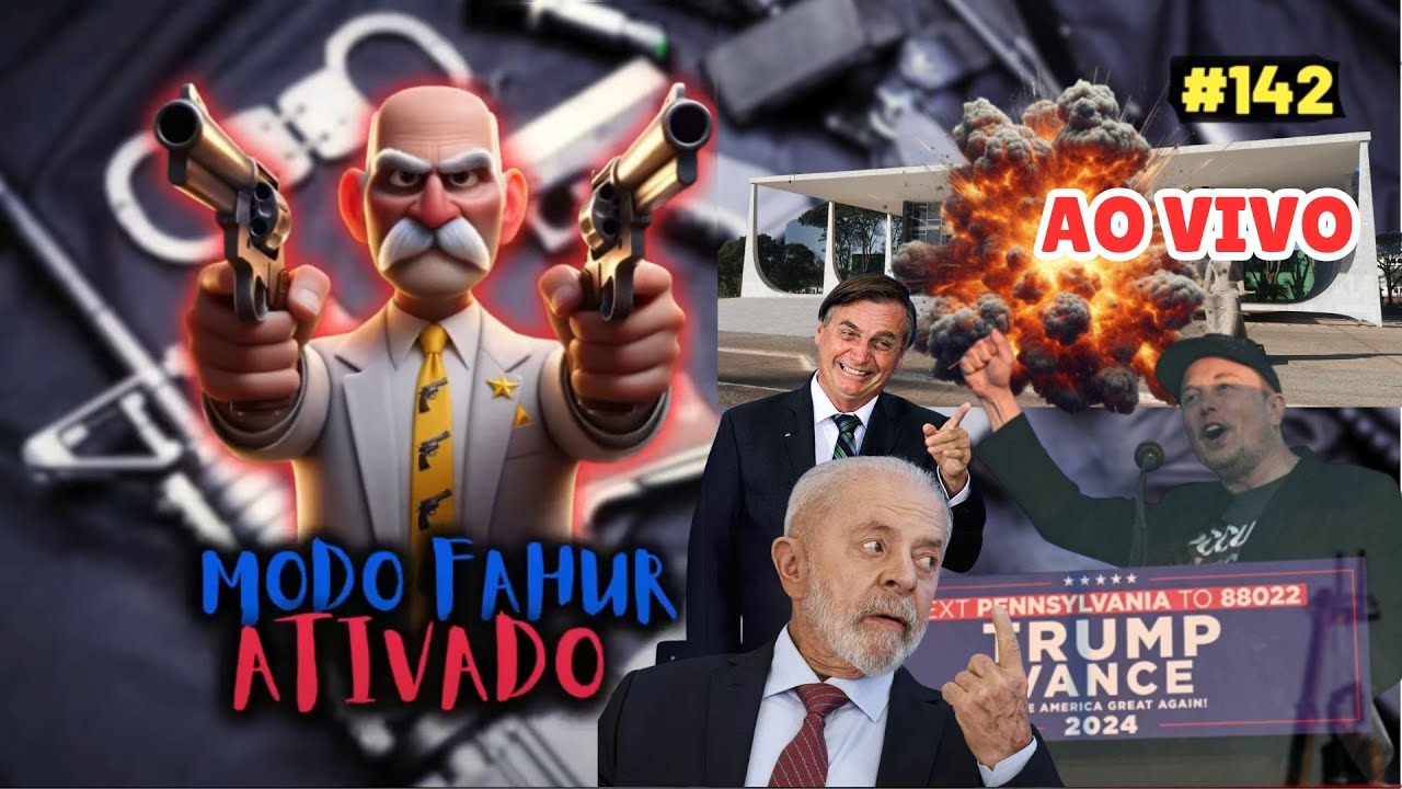 🔥AO VIVO🔥 Últimos Acontecimentos! | Modo FAHUR Ativado | Live #142