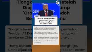 Trump Nekat Ejek Produk China di Forum Dunia, Sebut Pembelinya "Orang-orang Bodoh"