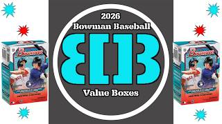 2026 Topps Bowman Baseball Value Blaster Boxes