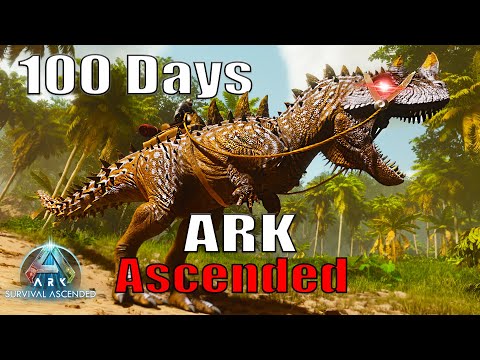 I Played 100 Days In Ark Survival Ascended 😱🔥|| HINDI [The Island]