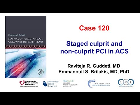 Case 120: PCI Manual: Staged culprit and non-culprit PCI