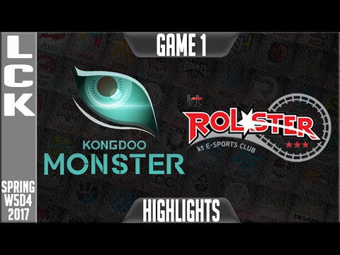 Kongdoo Monster vs KT Rolster Highlights Game 1 - LCK Week 5 Day 4 Spring 2017 - KDM vs KT G1