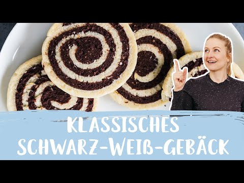 Schwarz Weiß Gebäck 👩🍳🎉 | Wenig Aufwand – viele Plätzchen 🥰 | Einfach Backen