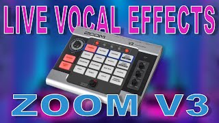 Zoom V3 Vocal Processor, Compact Multi-FX Box For Vocalists, Podcasters - View #8