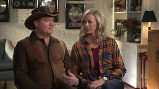Tracy Lawrence and wife Becca talk staying in touch while separated by touring