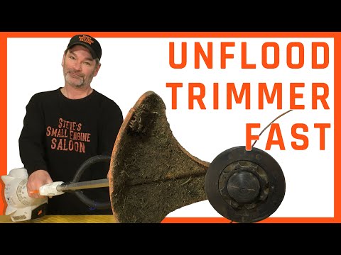 Quickly Unflood A Weedeater Using NO Tools