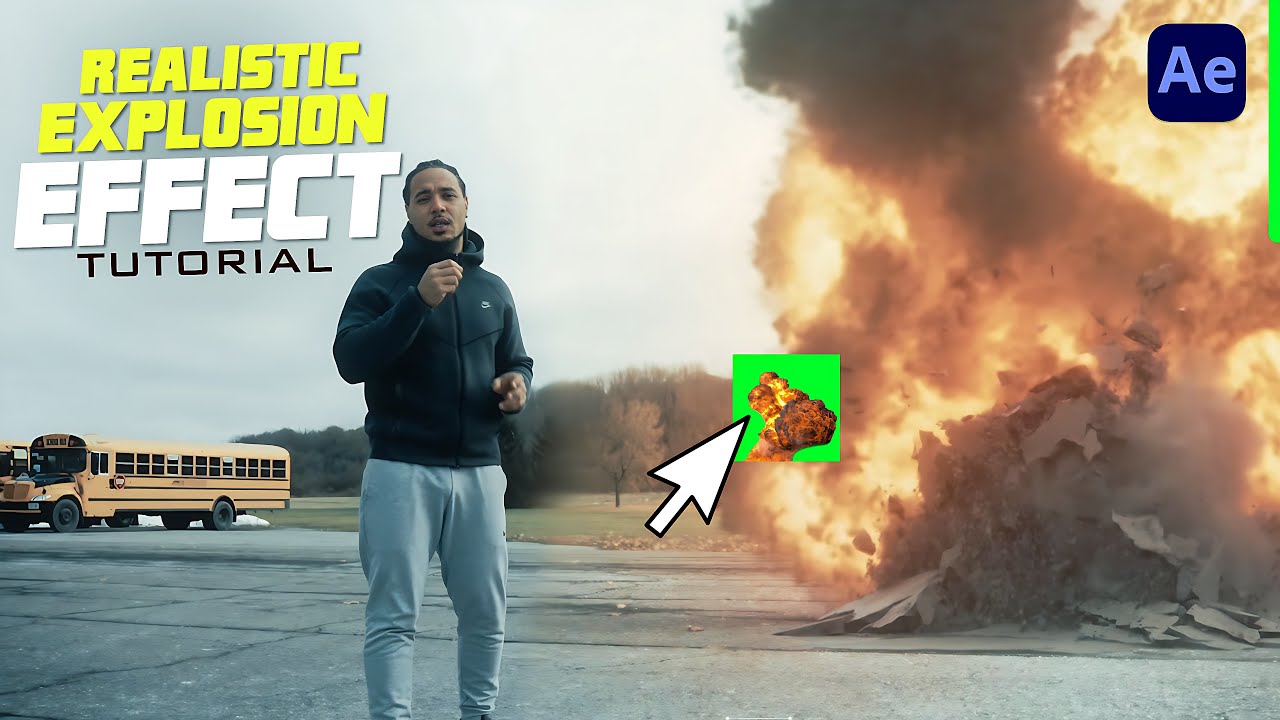 How to Composite Realistic Explosions in After Effects | VFX Tutorial for Beginners & Filmmakers