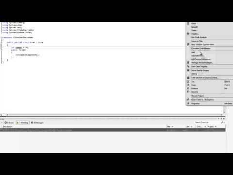 COMP100 - Programming 1 - Lesson 4 - How to Create Global Variables in C#