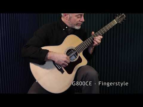 Пример звучания электроакустической гитары Walden G800CE