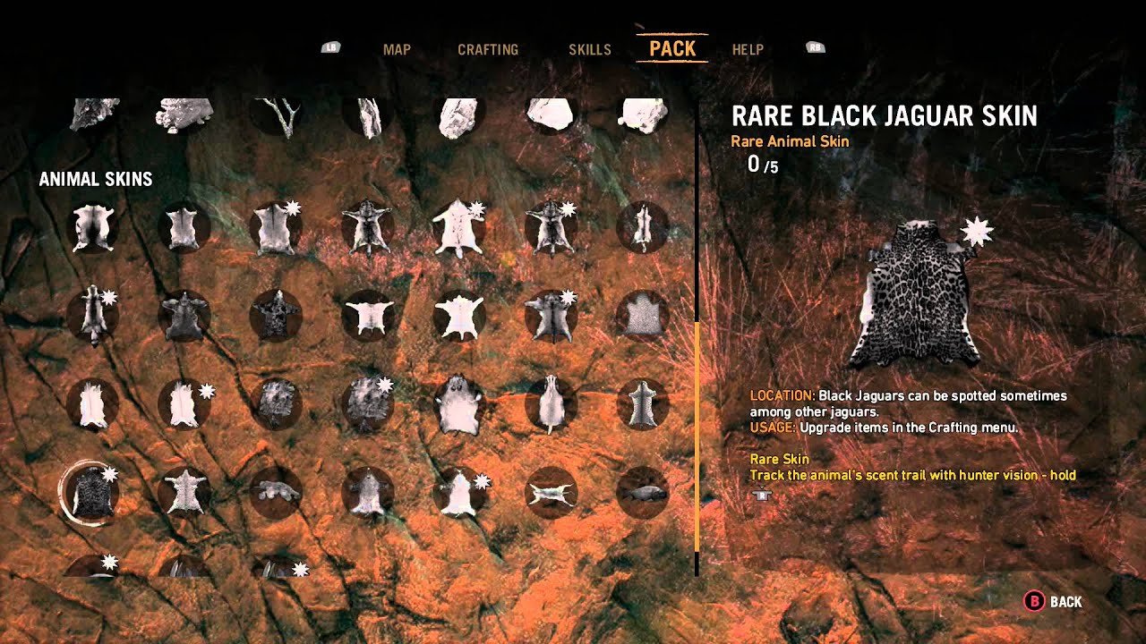 In-Game Menu & Crafting: Far Cry Primal