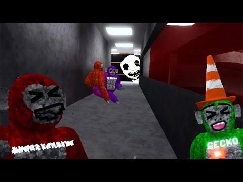 Scary Baboon is INCREDIBLY FUNNY with FRIENDS!!! And kind of scary too...