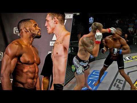 PERFECT Left Hook Faceplant! Brendan Allen vs. Larry Crowe | LFA Fighting