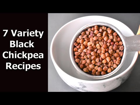 7 Variety Black Chickpea Recipes | Kala Chana Recipes | High Protein Recipes
