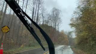 A Misty Autumn Day in our mountains….an unedited video