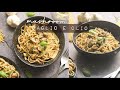 Spaghetti Olio Aglio Recipe With Mushroom