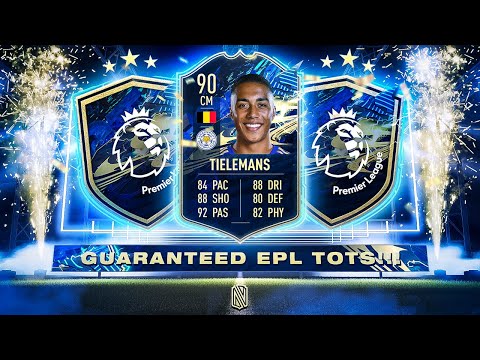 GUARANTEED EPL TOTS PACK & SBC TIELEMANS! - FIFA 21 Ultimate Team