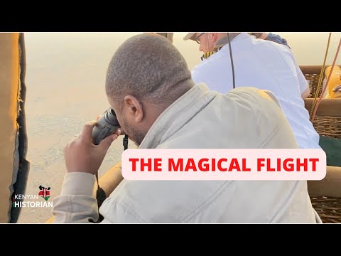 Flying over Amboseli National Park in Kenya. The magic of the hot air balloon. #TembeaKenya #KWS