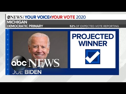 Biden projected to win Michigan Democratic primary
