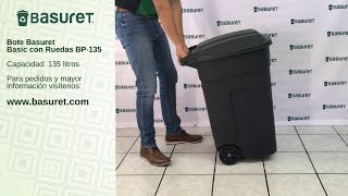 BASURET - Botes de Basura - Basic con Ruedas BP-135