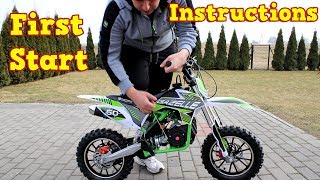 Download lagu Dirt Bike 50cc - First Start - Instructions - Gazelle Mini Cross from Nitro Motors mp3