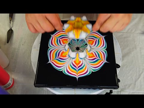(483) RAINBOW WEEK🌈 ~ 3D printed FLOWER SHAPED CUP ~ Reverse flower dip ~ MUST SEE!!!