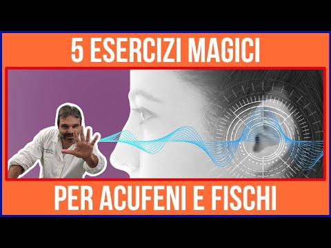 I 5 ESERCIZI DEFINITIVI per Ridurre gli ACUFENI e i FISCHI all'orecchio #acufeni #ronzio