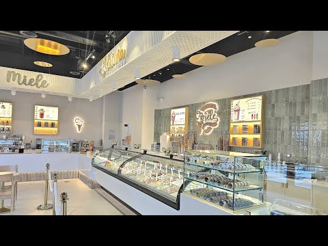 Grand Opening at The Row. "Miele Artisanal Gelateria," something u never experienced before