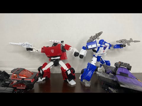 Transformers: Stop Motion Reviews —#19 Kingdom Battle Across Time Autobot Mirage & Autobot Sideswipe