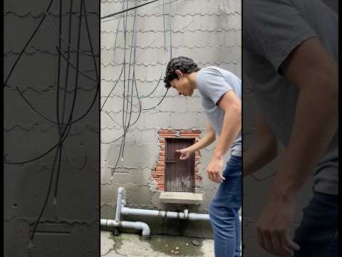 Quem mora nesta casa pobre 😱