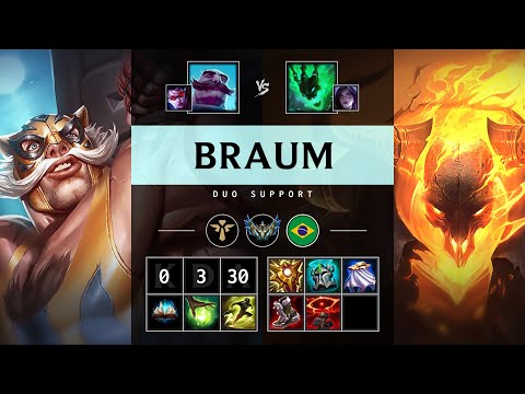 Braum Support vs Thresh - BR Challenger Patch 25.17