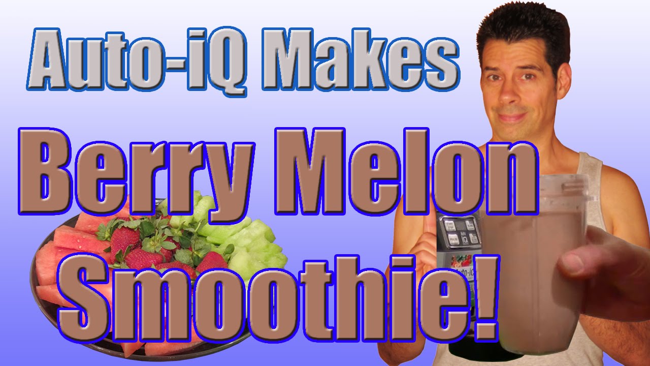 Strawberry Watermelon Smoothie with Ninja Auto-iQ (My Sweet Berry Melon Smoothie)