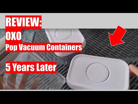 Review OXO POP Vacuum Container  - 5 Years Later #review #container #kitchen #organization