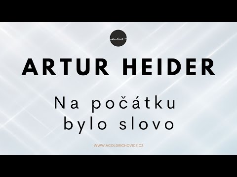 Artur Heider - Na počátku bylo slovo