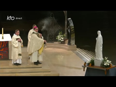 Messe de l’Annonciation à Lourdes en la basilique Saint-Pie X du 25 mars 2023