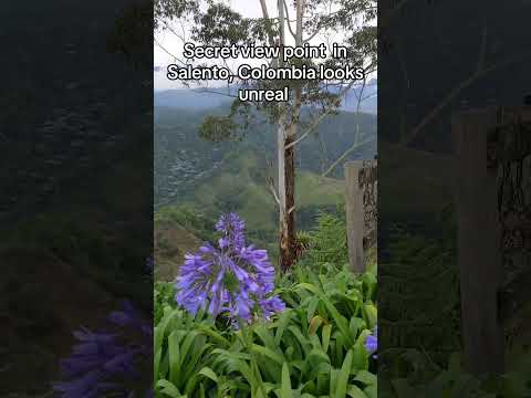 Secret view point  in Salento, Colombia looks unreal #salento #shorts