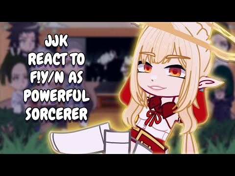 JJK React To F!Y/N As Powerful Sorcerer As Alice // Gacha Club