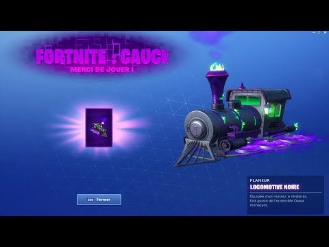 je debloque la locomotive noire defi cauchemars sur fortnite battle - fortnite noir