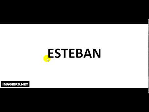 How To Pronounce French First Name # ESTEBAN