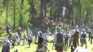 preview picture of video '9 Czech Medieval battle war historical fight Libusin 2009'