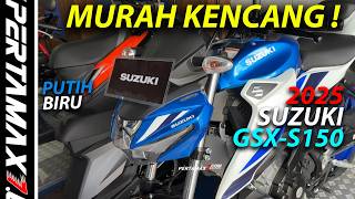 Download lagu REVIEW Suzuki GSX-S150 Terbaru 2025 Warna Putih Biru Motor Kencang Harga Murah Keyless Jogja #gsx mp3