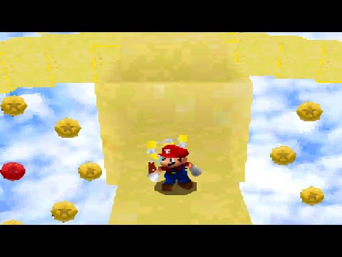 The Legendary Sand Bird Level in Super Mario Sunshine DS & All 8 Red Coins